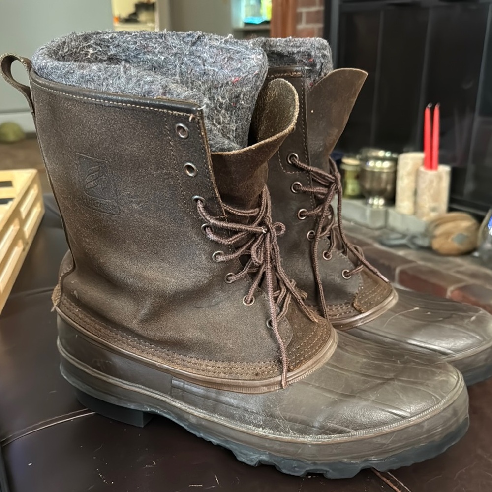 LaCrosse Brown Rain & Snow Boots with Durable Leather Uppers
